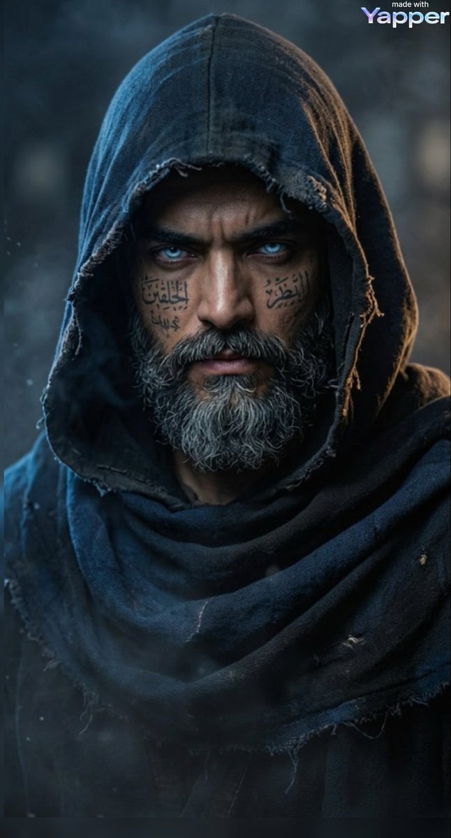 Mysterious Hooded Warrior Cinematic Portrait