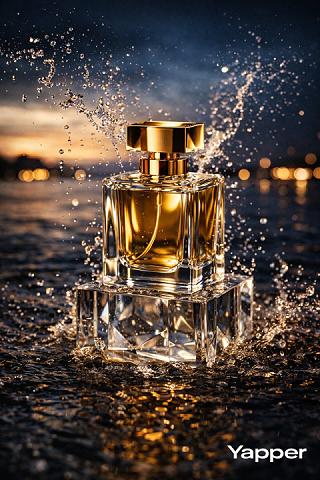 Ultra-luxurious Perfume Campaign Photograph